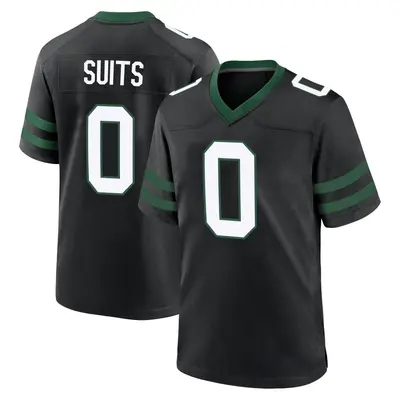 Men's Game Colby Suits New York Jets Black Legacy Alternate Jersey