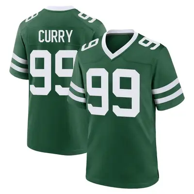 Men's Game Vinny Curry New York Jets Green Legacy Jersey