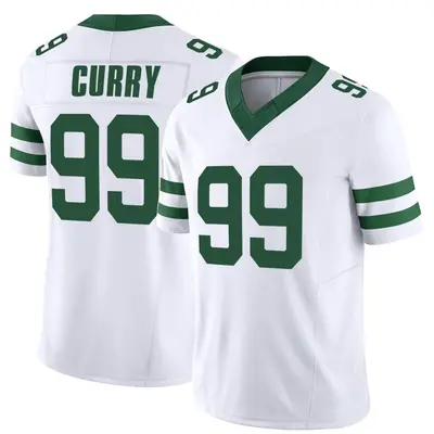 Men's Game Vinny Curry New York Jets White Legacy Jersey