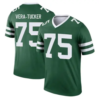 Men's Legend Alijah Vera-Tucker New York Jets Green Legacy Jersey