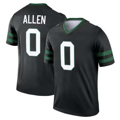 Men's Legend Braelon Allen New York Jets Black Legacy Jersey