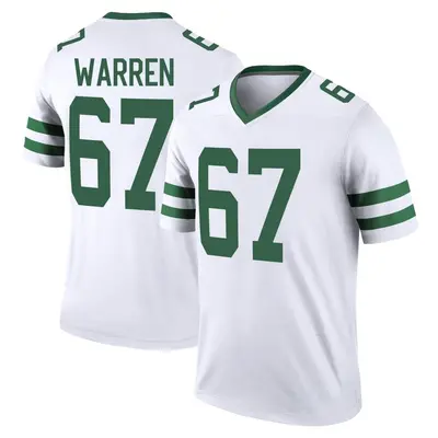 Men's Legend Carter Warren New York Jets White Legacy Jersey