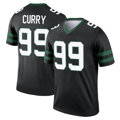 Men's Legend Vinny Curry New York Jets Black Legacy Jersey