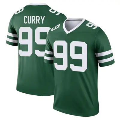 Men's Legend Vinny Curry New York Jets Green Legacy Jersey