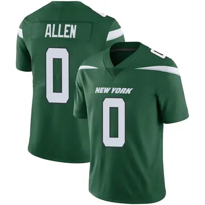 Men's Limited Braelon Allen New York Jets Green Gotham Vapor Jersey