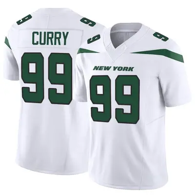 Men's Limited Vinny Curry New York Jets White Vapor F.U.S.E. Jersey