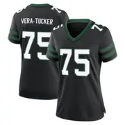 Women's Game Alijah Vera-Tucker New York Jets Black Legacy Alternate Jersey