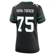 Women's Game Alijah Vera-Tucker New York Jets Black Legacy Alternate Jersey