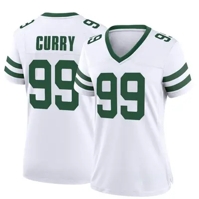 Women's Game Vinny Curry New York Jets White Legacy Jersey