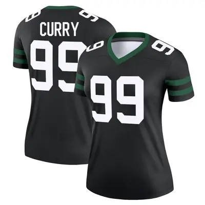 Women's Legend Vinny Curry New York Jets Black Legacy Jersey