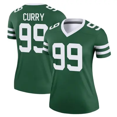 Women's Legend Vinny Curry New York Jets Green Legacy Jersey