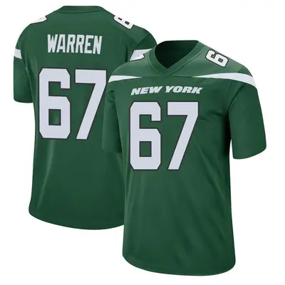 Youth Game Carter Warren New York Jets Green Gotham Jersey