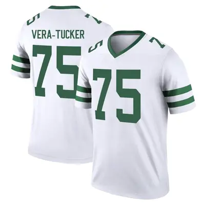 Youth Legend Alijah Vera-Tucker New York Jets White Legacy Jersey